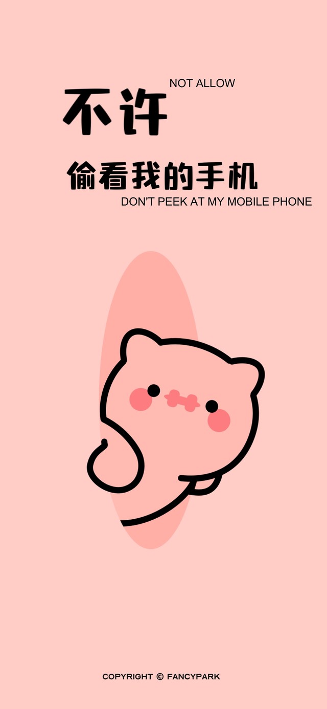不许偷看手机