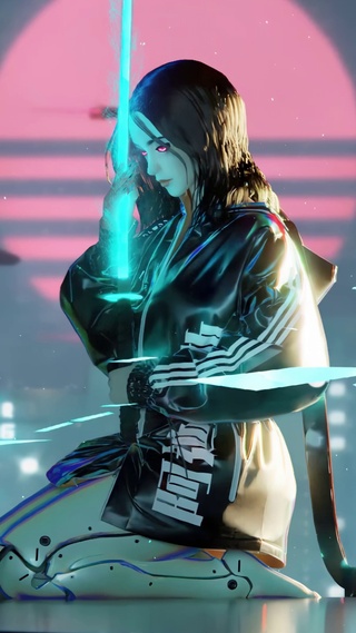 赛博朋克 美少女的心愿