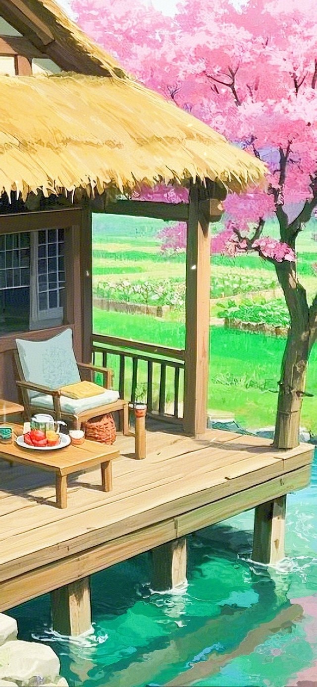 春日溪边赏樱小屋