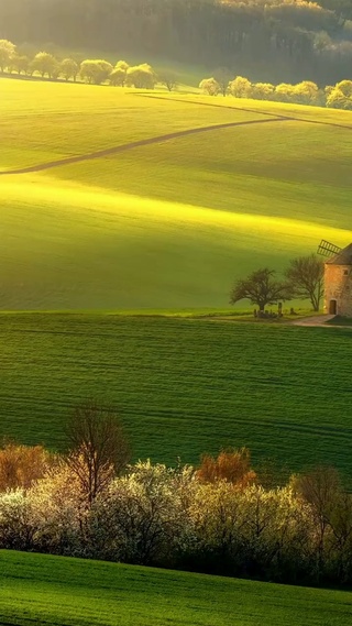 像油画一样的农场
