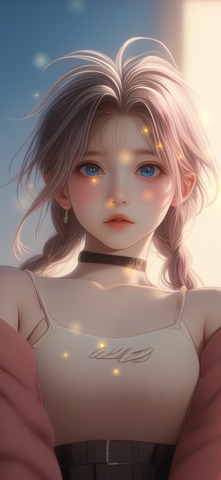 她的眼眸深邃如海