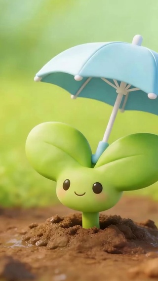 可爱小树苗