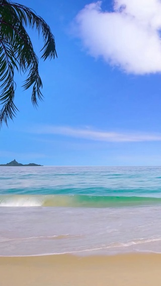 舒适的碧海蓝天