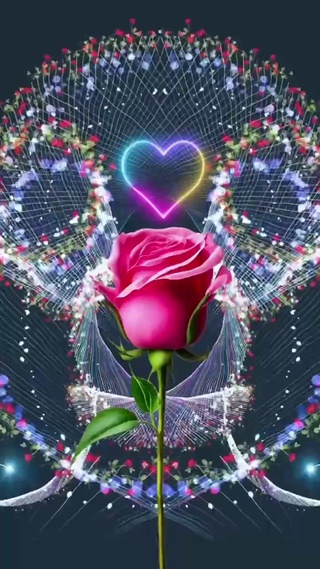 一朵玫瑰送给你