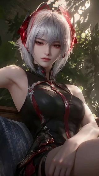 花房氛围感美女麦晓雯