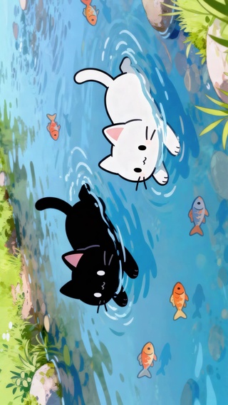 黑白畅游