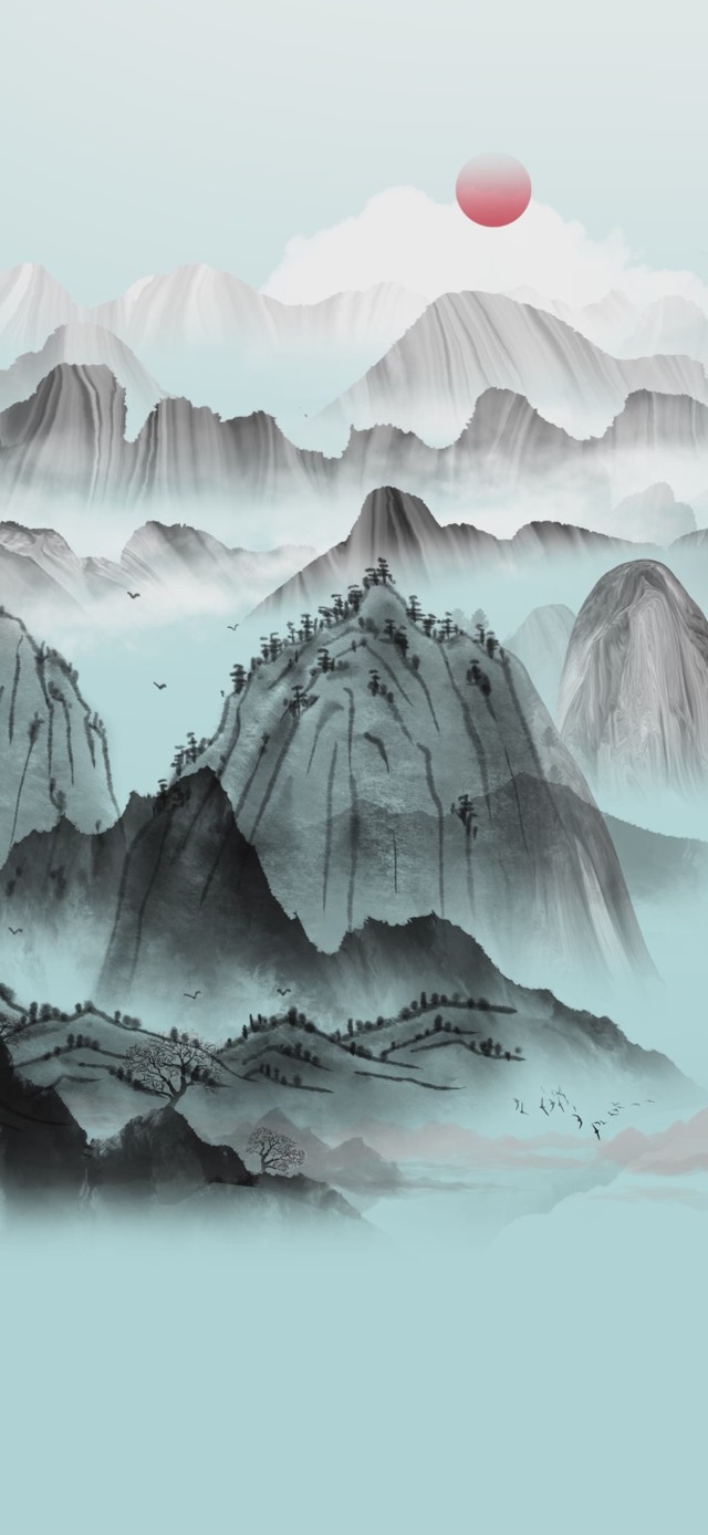 中国风水墨山水