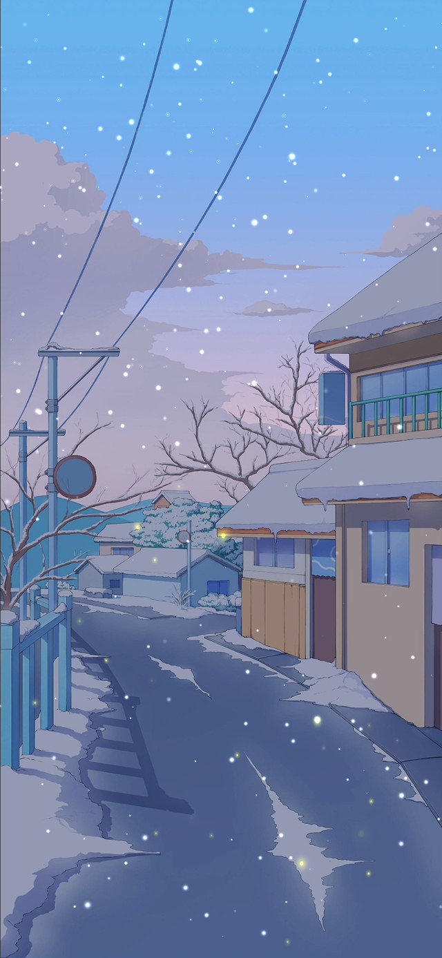 4K随时间变化雪路街道