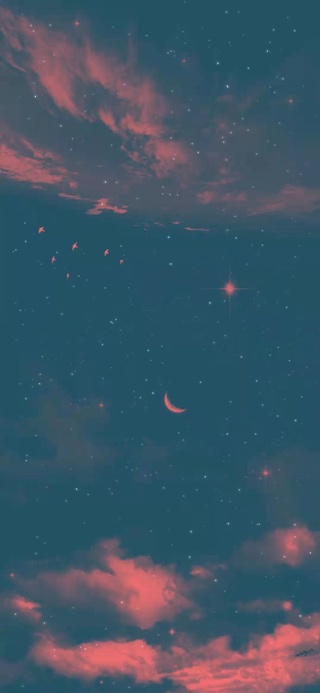 唯美夜空流星