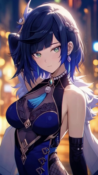 夜蓝幽影