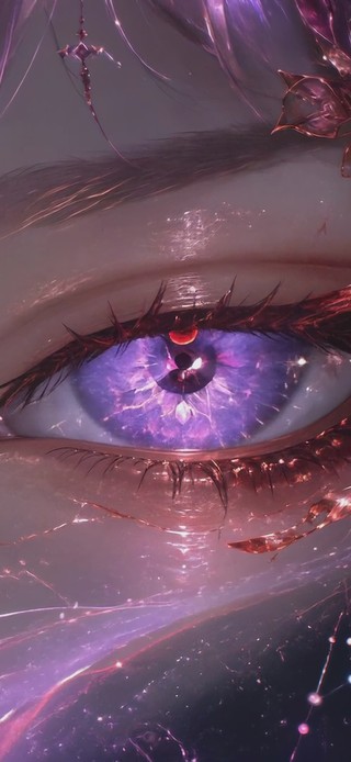 紫晶万花瞳眨眼动态