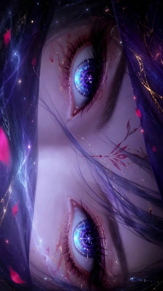 梦幻星空眼眸