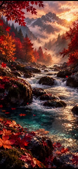 风景-深秋 4k