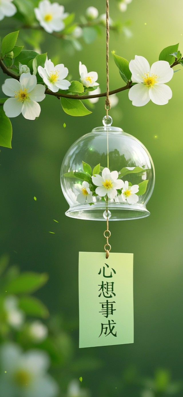 护眼春天风铃