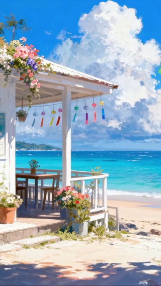 海边花屋咖啡馆