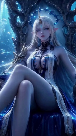 深海银发精灵女王芙露德莉斯