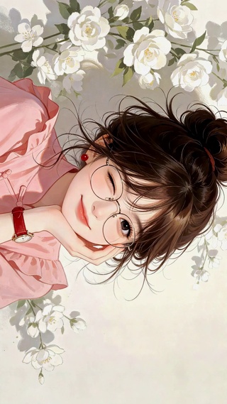 春日眼镜少女
