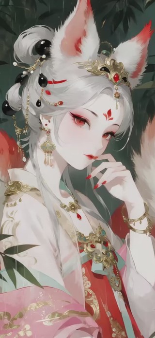 二次元氛围感异族美女