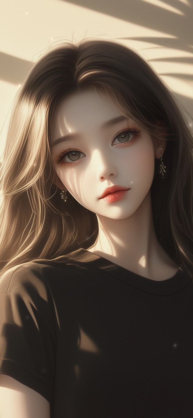 暖阳微熏少女