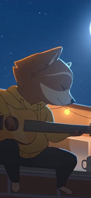 月光下的演奏者