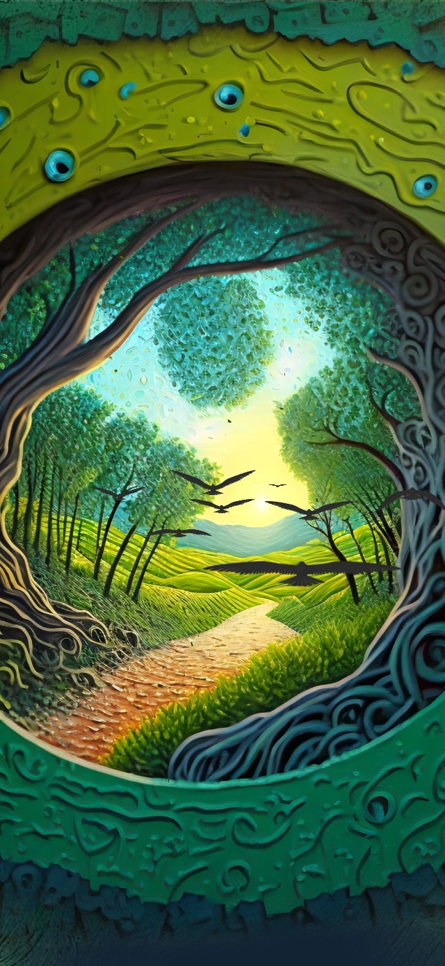 桌面通往的梵高秘境