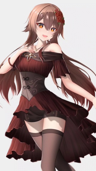 超好看礼服胡桃