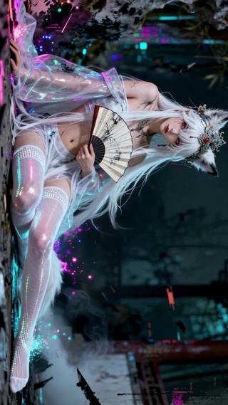 狐耳霓光少女