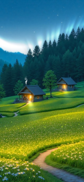 荧光村落