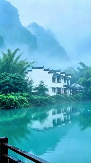 江南烟雨水乡4K