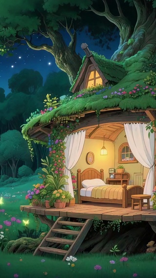 治愈林中小屋