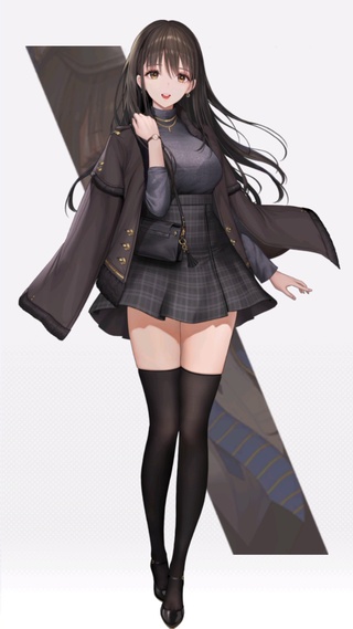 黑丝长腿少女