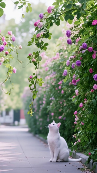 花径白猫