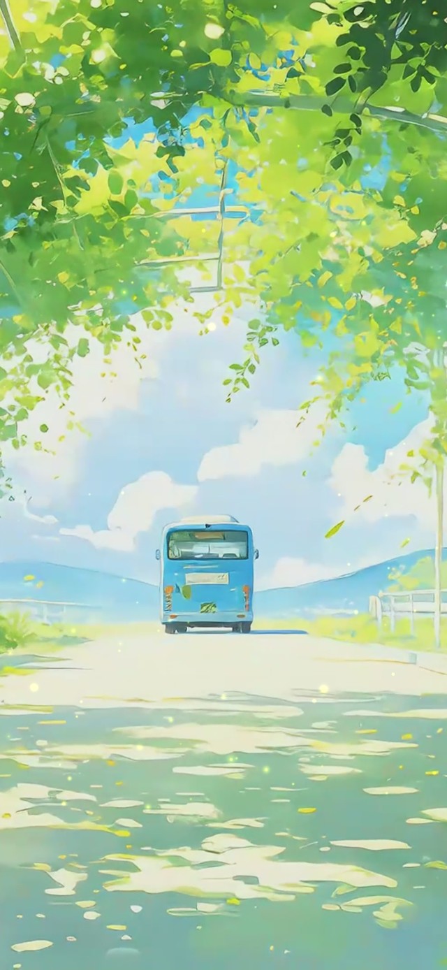 绿荫公交车