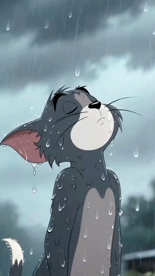 伤心的Tom猫