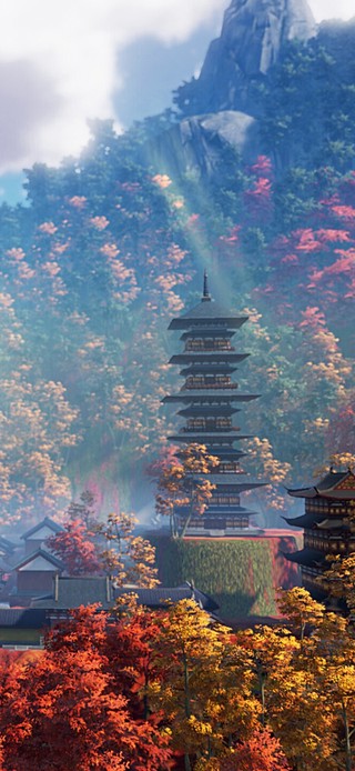 江湖-云雾登塔