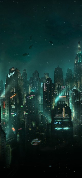 赛博朋克城市之夜