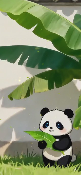 清新芭蕉熊猫