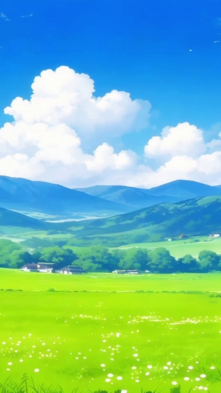青空绿野