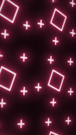 科技简约多边形-红色