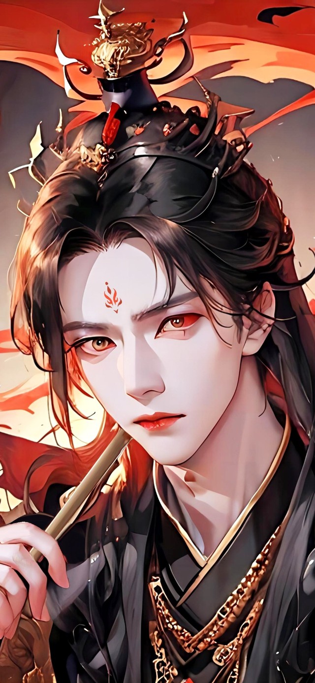 学画符咒的魔神