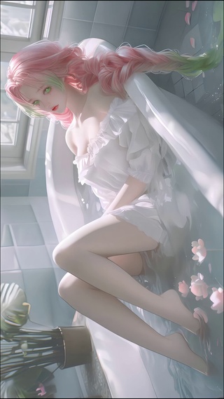 浴缸美女甘露寺蜜璃