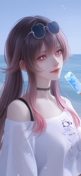 海滩少女胡桃