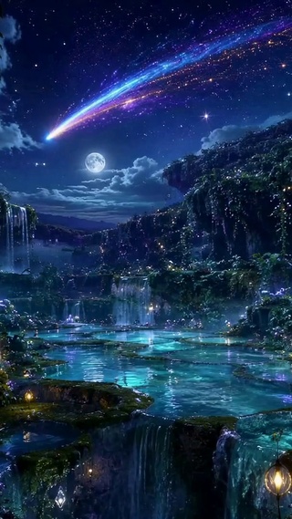 月夜流星秘境