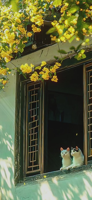 午后时光AI插画