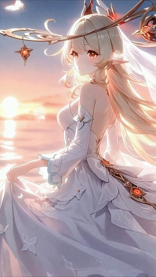 艾莉丝丨晚潮映纱丨