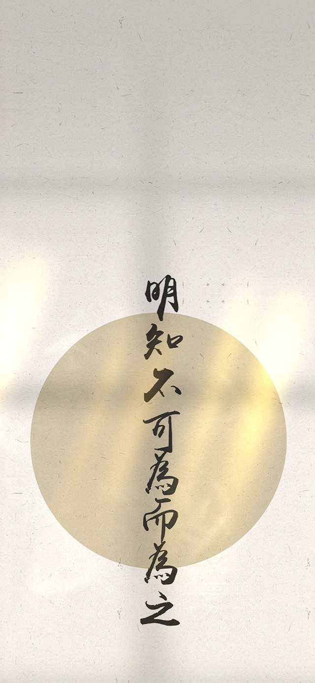 明知不可为而为之