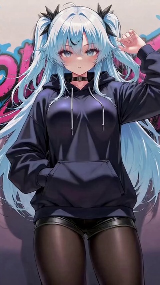 街头潮酷少女
