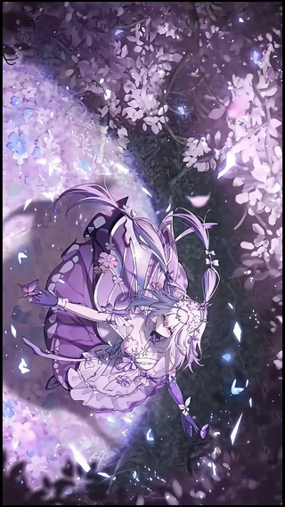 花树下的遐蝶