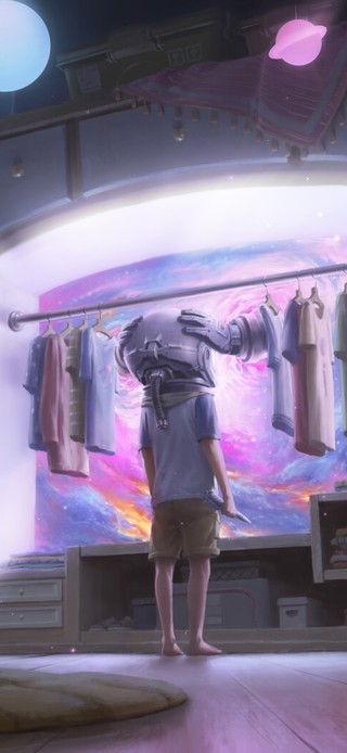 4K小小宇航员唯美房间