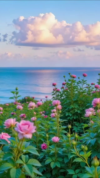 护眼海滩风景